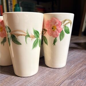 Franciscan Desert Rose Vintage Tumbler/ discontinued 1940s style